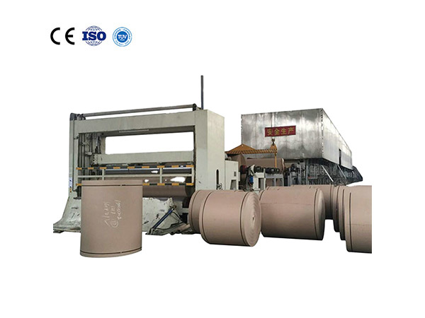 Waste Paper Recycling Jumbo Roll Making Machine