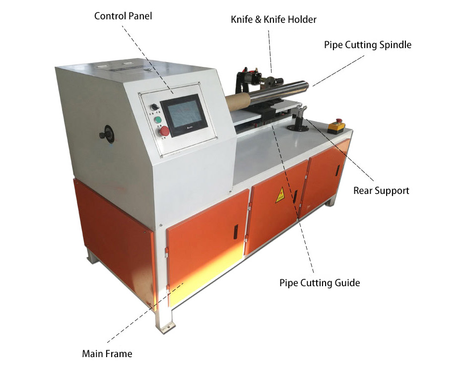 paper tube cutting machine